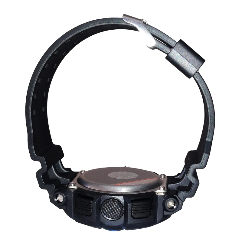 Мужские спортивные часы SMAEL красные водонепроницаемые кварцевые со светодиодной