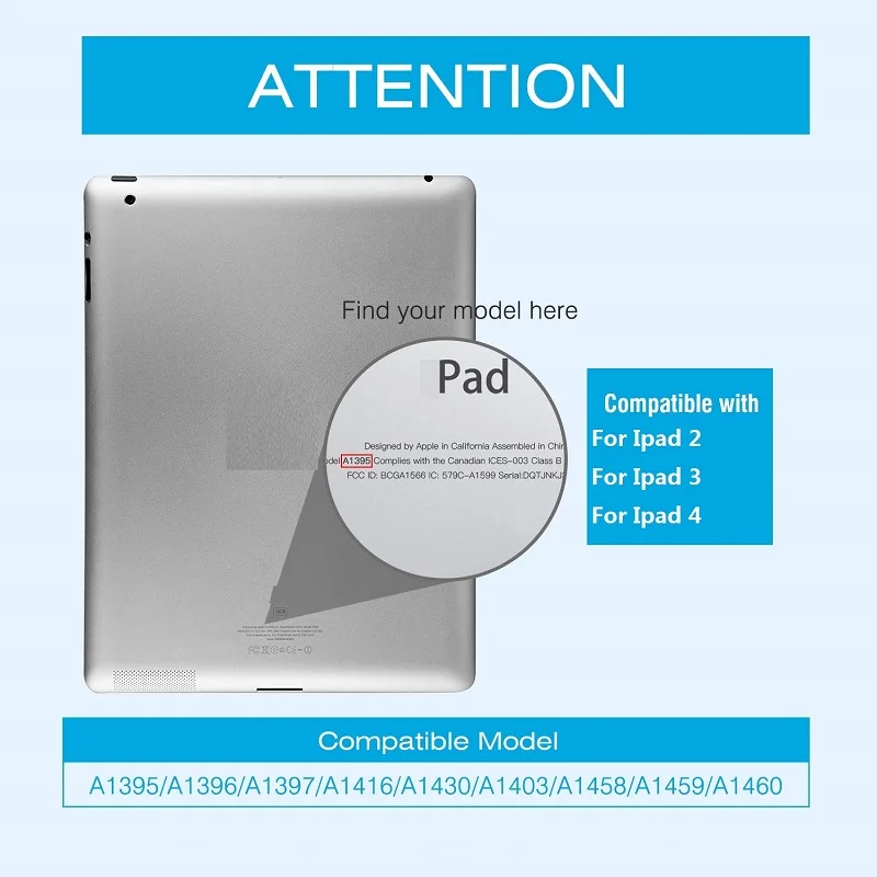 Ультра-тонкий из искусственной кожи чехол для Apple iPad 2/3/4 A1397 A1396 A1395 A1430 A1403 A1459 A1460 A1458 Стенд кожаный чехол для iPad 2, 3, 4 чехол s