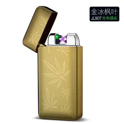 Лазерная Индукционная электрическая зажигалка USB перезаряжаемая двойная дуговая импульсная Зажигалка 3D Dragon Turbo Новинка табак Encendedor - Цвет: Style 11