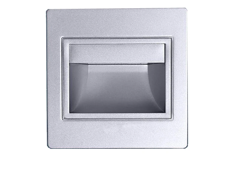 Встраиваемый светодиодный светильник для лестницы черного цвета 1 5 Вт 10 шт.