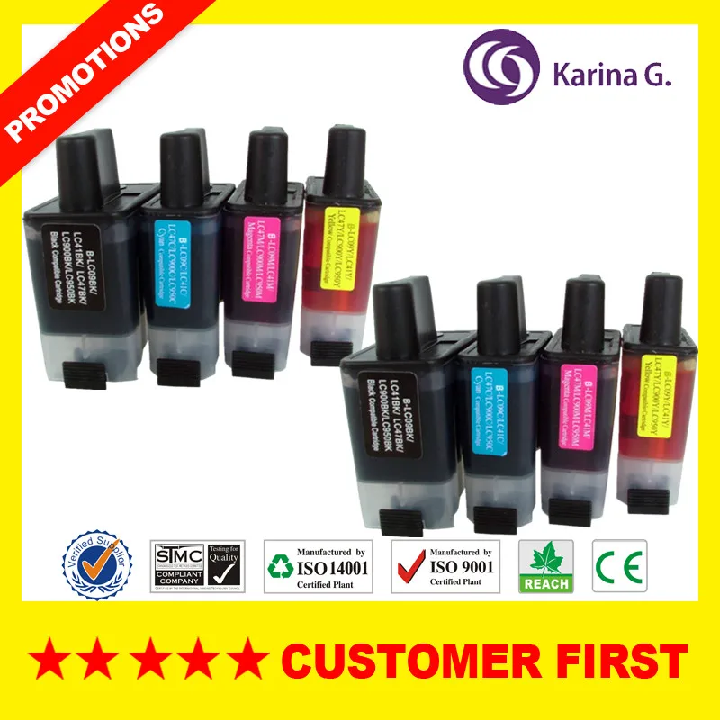 Совместимый для LC09 LC41 LC47 LC900 LC950 чернильный картридж Brother DCP