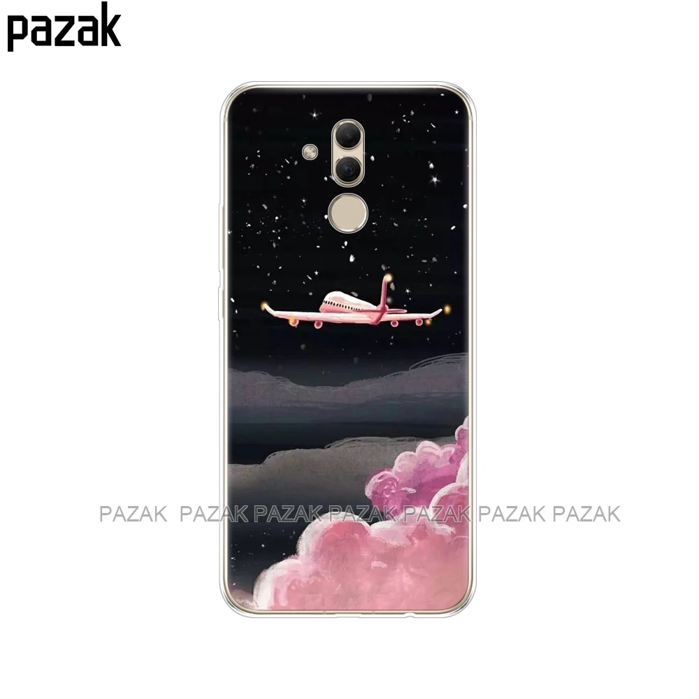 34368 Мягкий силиконовый чехол для huawei mate 20 Lite, чехол s 6,3 дюймов, прозрачный силиконовый чехол для телефона huawei mate 20 Lite, чехлы - Цвет: 34368
