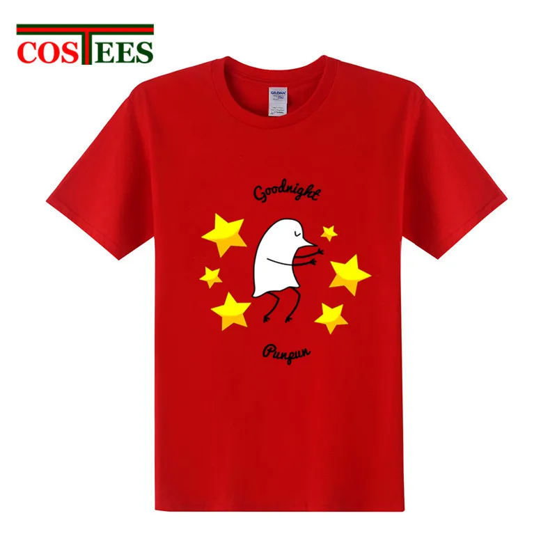Японский стиль мультяшная Милая Ночная футболка Мужская забавная аниме Goodnight