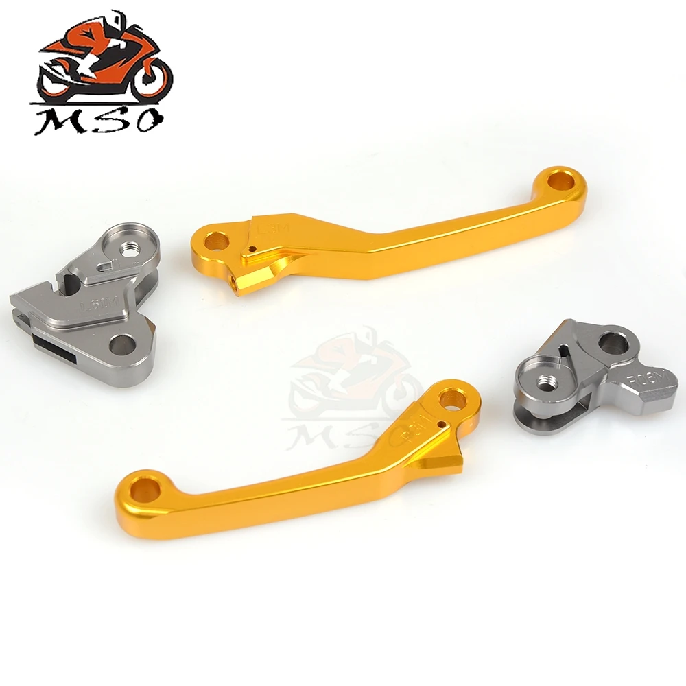Dirt Bike Pivot Brake Clutch Levers Motocross Lever For Suzuki RMZ 250 2007 2008 2009 2010 2011 2012 KAWASAKI KX85 KLX250 | Автомобили и