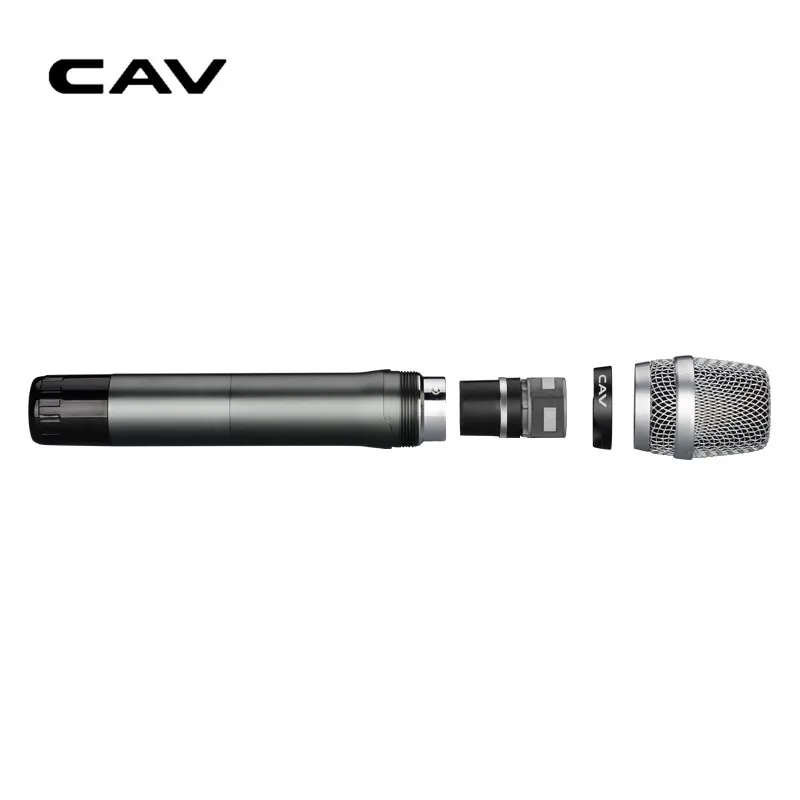 구매 Cav K881 마이크 송신기 세트 무선 카라 Ok Ktv 회의 핸드 헬드 다이나믹 마이크 카디오이드 U-밴드 스마트 마이크