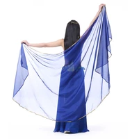 1pcs free shipping woman belly dancing chiffon veil dance dancing costume chiffon shawl veil 250120cm