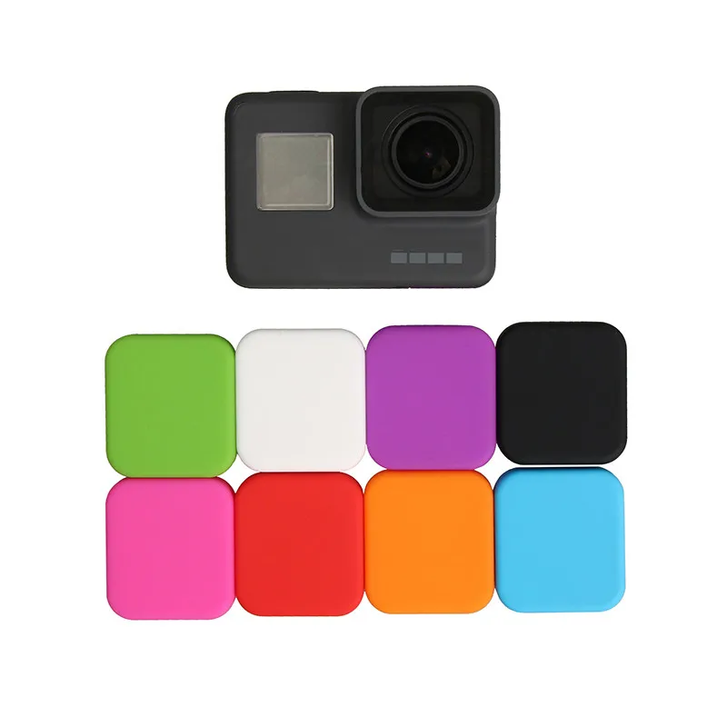 Action Camera Lens Silicone Cover for GoPro Hero 5 6 Protective Cap For Go Pro Accessories Black Edtion | Электроника