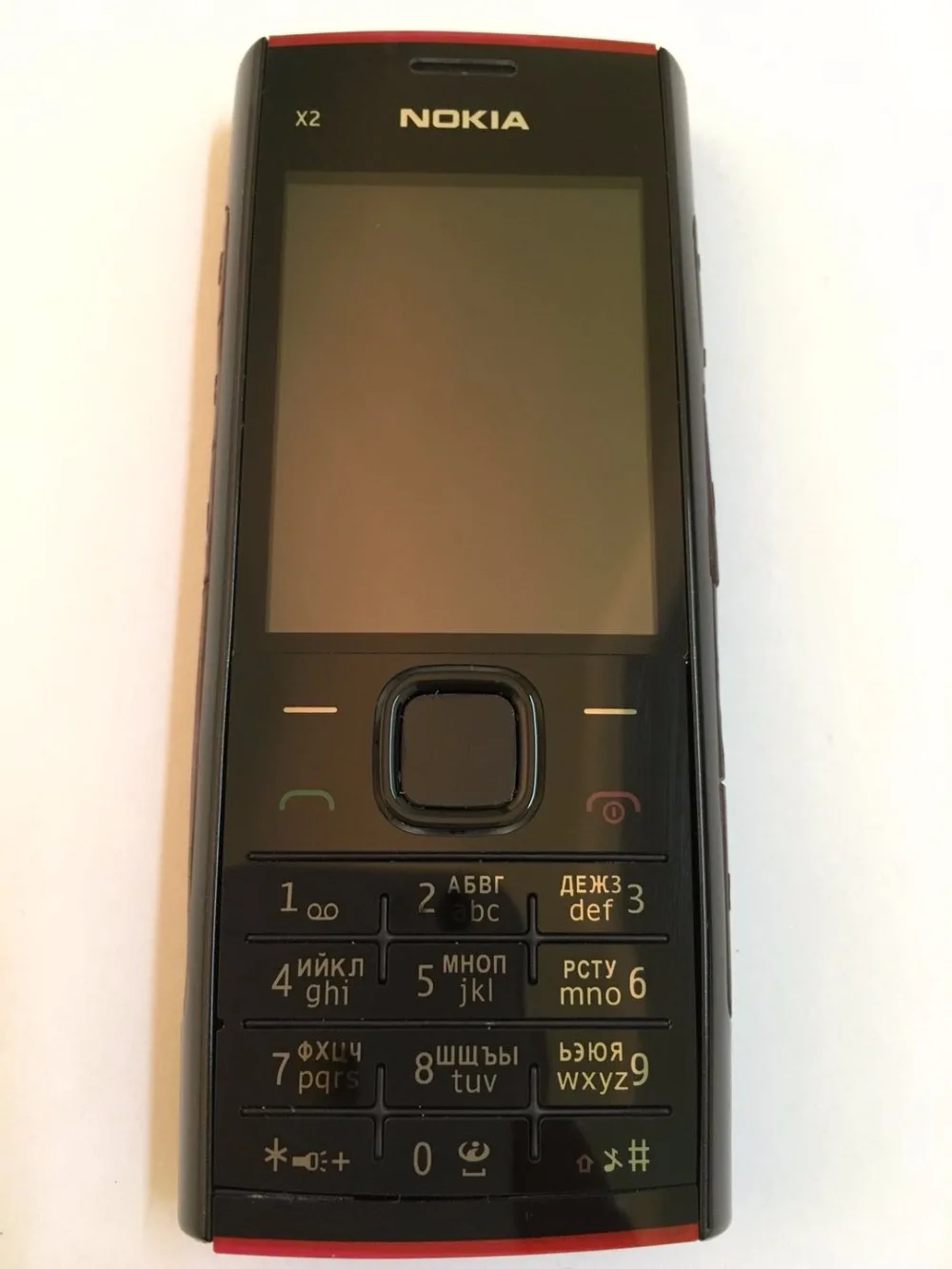 Unlokced Nokia X2 X2-00 Bluetooth FM JAVA 5MP разблокированный мобильный телефон с английской/русской/Иврит/Арабской клавиатурой