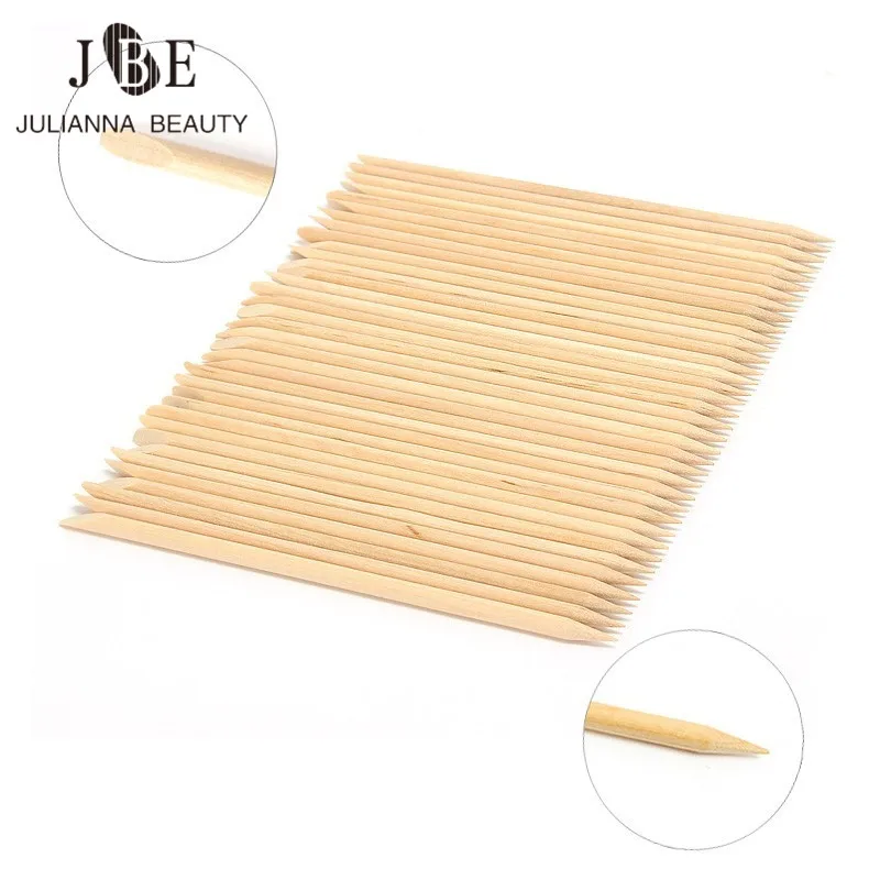 10 шт./лот апельсиновые палочки для удаления кутикулы уход за ногтями инструменты