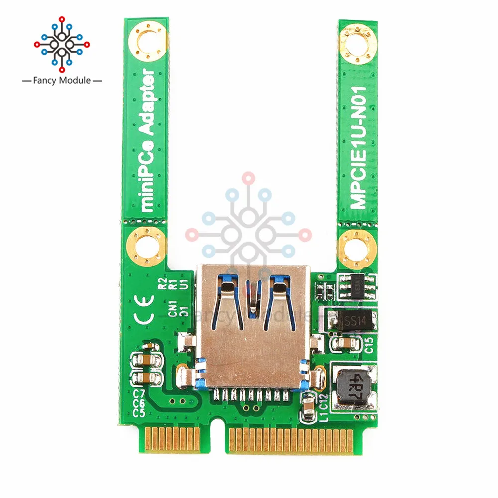 Горячий мини PCI-E слот для карты расширения к USB 2 0 интерфейсный адаптер