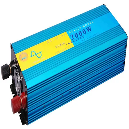 2000 Вт Чистая синусоида Мощность преобразователя от сети DC 12 В к AC 220 50 Гц для