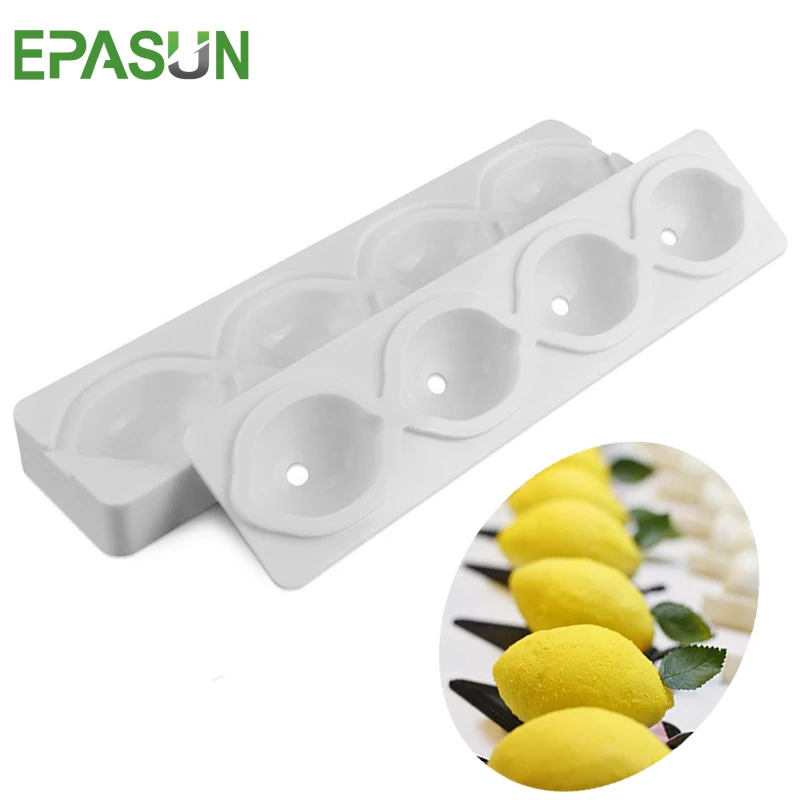 

EPASUN Lemon Silicone Mold 3D Brownies Truffle Forms Non Stick Cake Mousse Molds Pan Baking Dessert Cake Decorating Tools