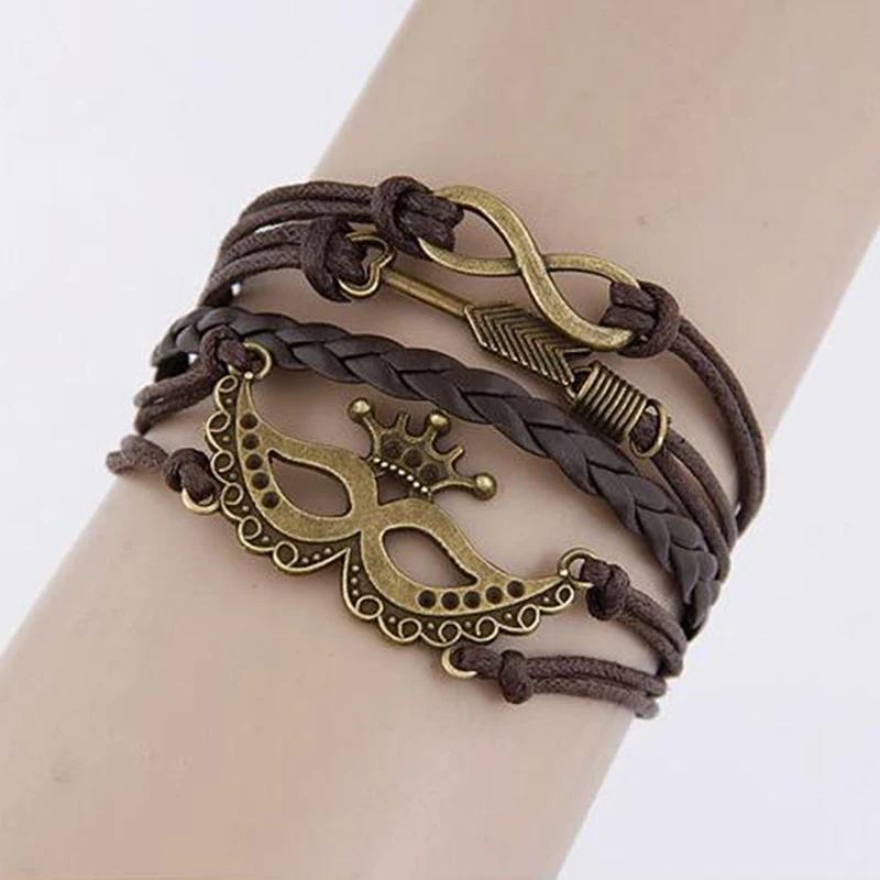 Оптовая или розничная продажа модные женские браслеты ювелирные изделия кожа