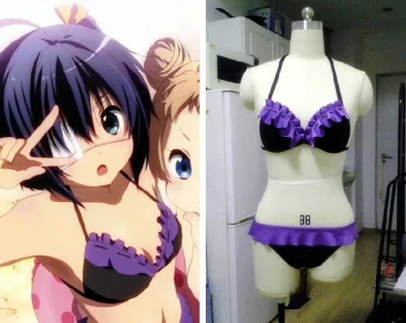 Любовь Chunibyo и другие бреда! Купальник для косплея героини из аниме таканаши Рикка