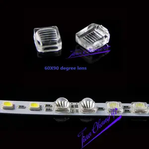 100 шт. 60x90 градусов линза полоса для 5050 SMD LED WS2812 APA102 WS2811 SK6812