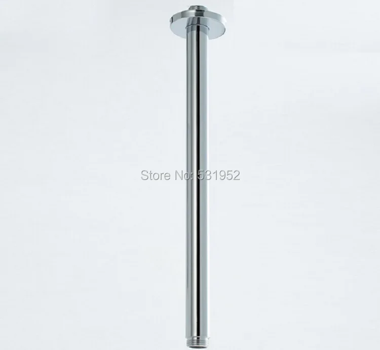 Ручка для душа потолочная латунная с хромированной отделкой 10 дюймов 1/2 дюйма|brass