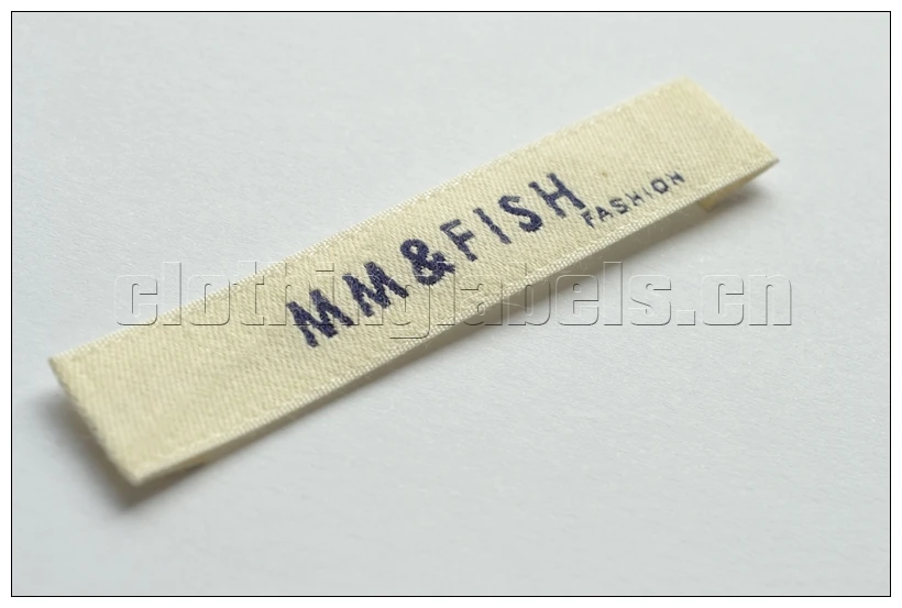 

Тканые этикетки на заказ для одежды, хлопковый материал
