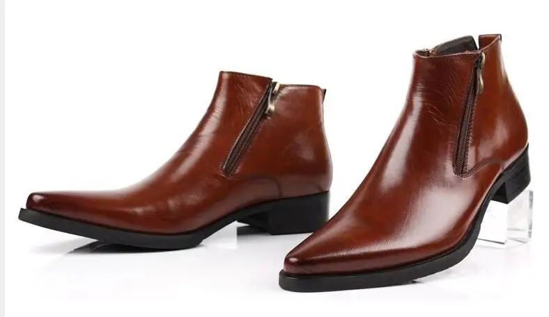 Ботинки мужские из натуральной кожи ручная работа |