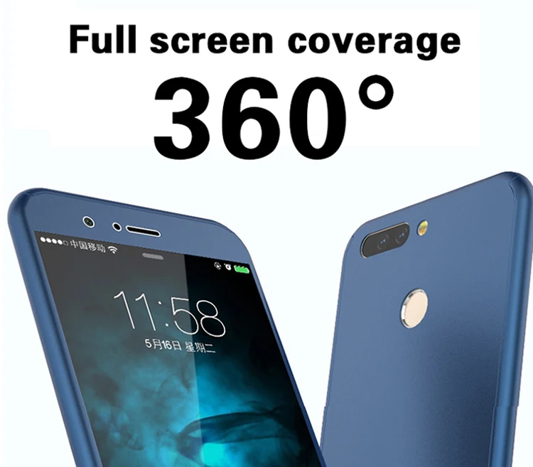 360 градусов полный чехол для телефона s для huawei P20 P10 Lite P9 Plus Nova 2s 3i Honor 10 9 8 Lite 8x 7x 6x Чехол Жесткий ПК со стеклом