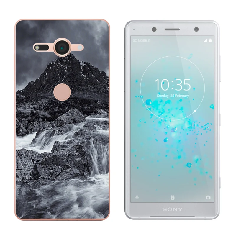 5 0 &quotдля Sony Xperia XZ2 Compact роскошный мягкий ТПУ для H8314 H8324 прозрачный силиконовый