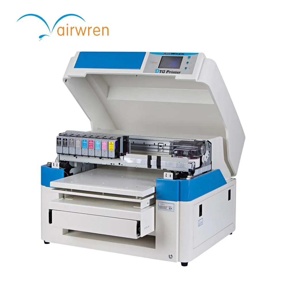 HIgh Quality Haiwn T600 Digital T-shirt Printing Machine With 4whites DTG Printer