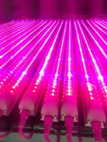 4ft 1200mm t8 integrated full spectrum 24w led grow light tube red5blue1red9blue1 plant growth lamp