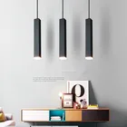 Современный светодиодный подвесной светильник лампы в форме цилиндра труба подвесной светильник остров бар страна магазин столовая кухня подвесной светильник люстра светильник