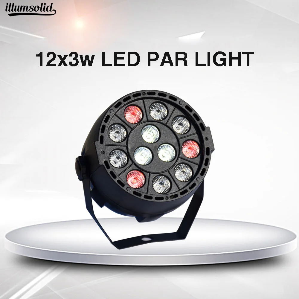 Светодиодный прожектор RGBW 12x3W оборудование для диско мойки 8 каналов DMX 512
