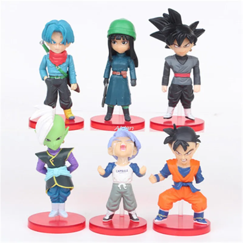 2 &quotDragon Ball Super Saiyan Goku Black Zamasu Torankusu Son Bulma пластиковая фигурка Коллекционная модель