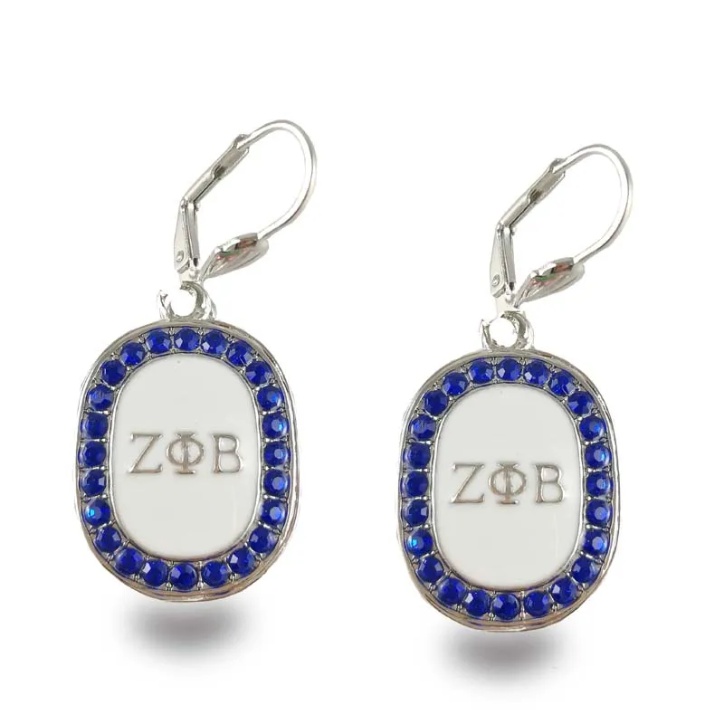 

10 пар Новинка Zeta Phi Beta Bling Sorority серьги ювелирные изделия ZPB модные серьги ювелирные изделия