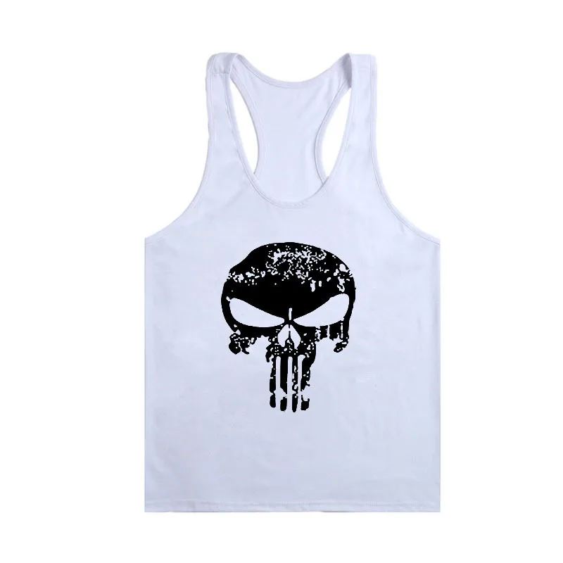 Мода 2017 г. Каратель фитнес Толстовки майка Мужская Новый хлопок Бодибилдинг