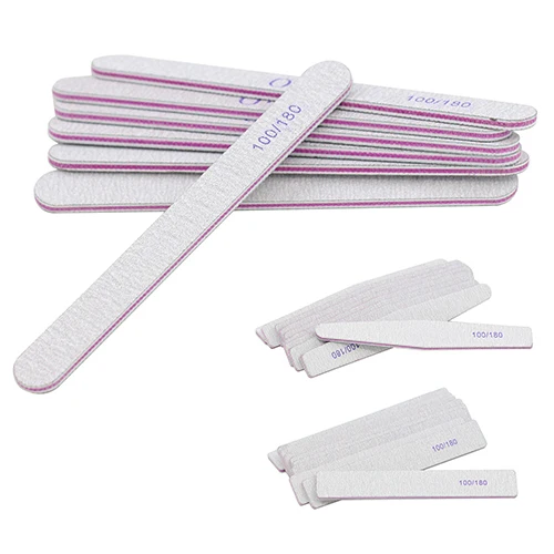 10Pcs Nail Art Sanding Files Polish Acrylic Block Buffer Manicure Tips Tools 7H49 | Красота и здоровье