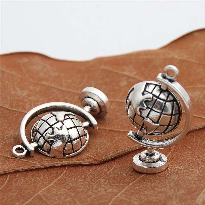 8 шт. подвески шары серебряного цвета|Шармы| |