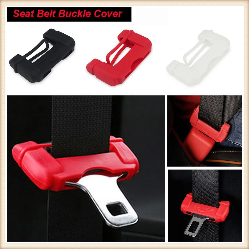 Защитная пряжка для ремня безопасности автомобиля резиновая крышка Ford Focus MK2 MK3 MK4