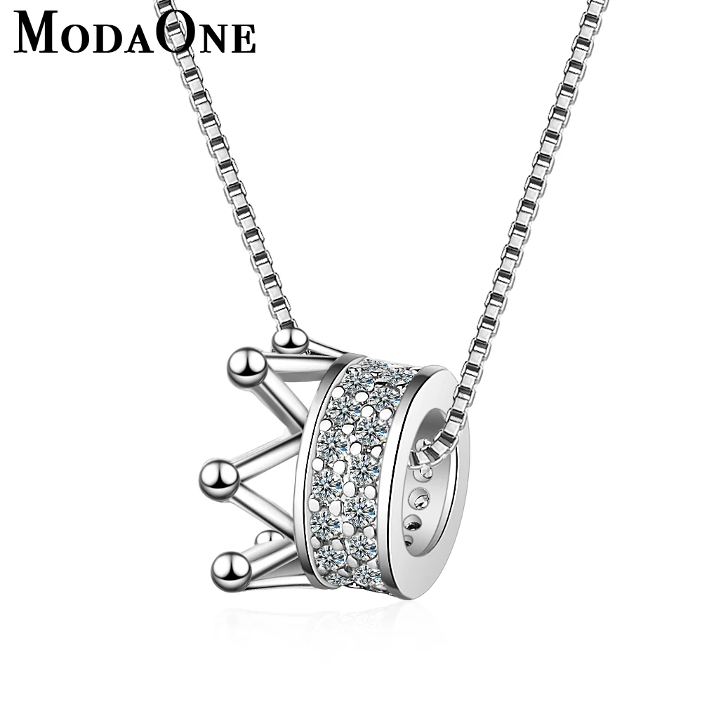 Цепочка ModaOne для женщин ожерелье золотого и серебряного цвета с короной s 2
