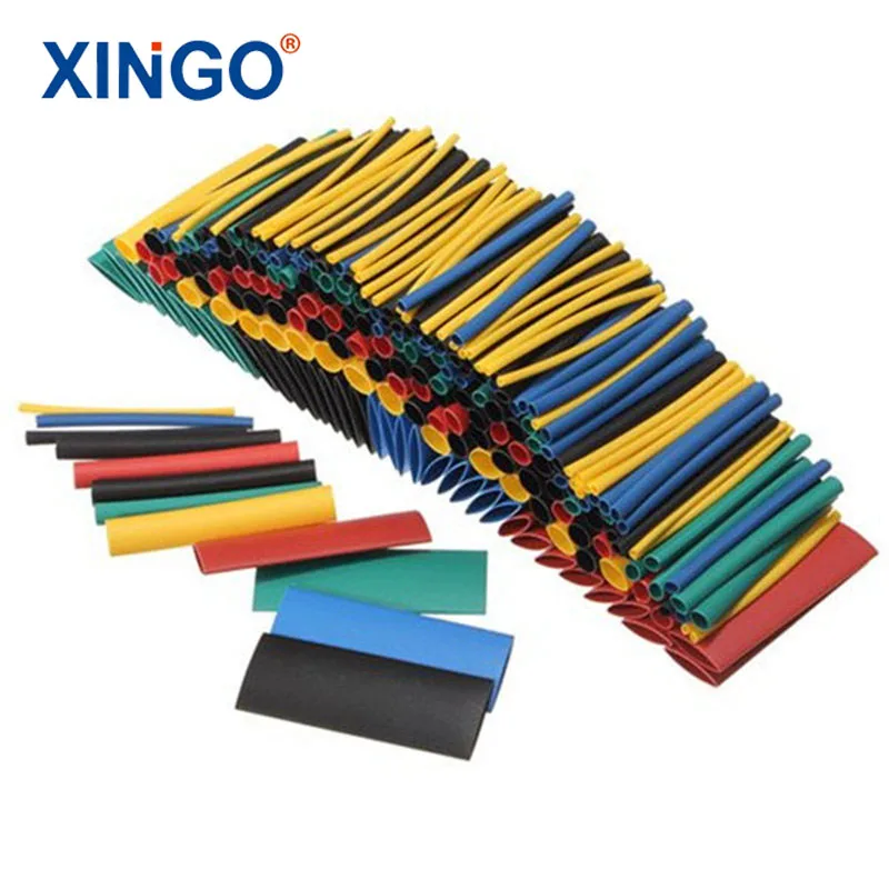 5 Colors 530PCS Polyolefin 2:1 Halogen-Free Heat Shrink Tubing Tube Assortment Sleeving Wrap Tubes | Обустройство дома