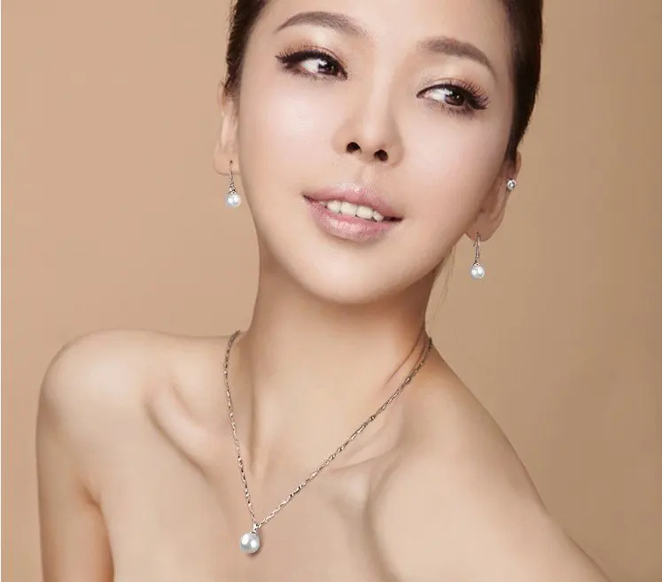 Горячая распродажа высокое качество 12 мм ракушки жемчуга и 925 стерлингового