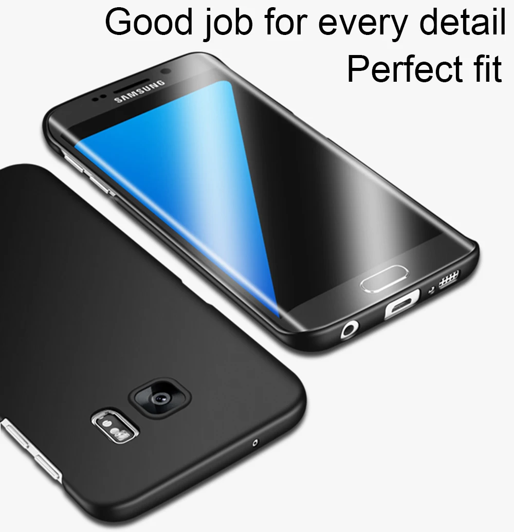 Чехол SIXEVE высшего качества для samsung Galaxy S 7 S7 edge Duos, чехол для мобильного телефона, Ультратонкий матовый жесткий пластик, Модный чехол