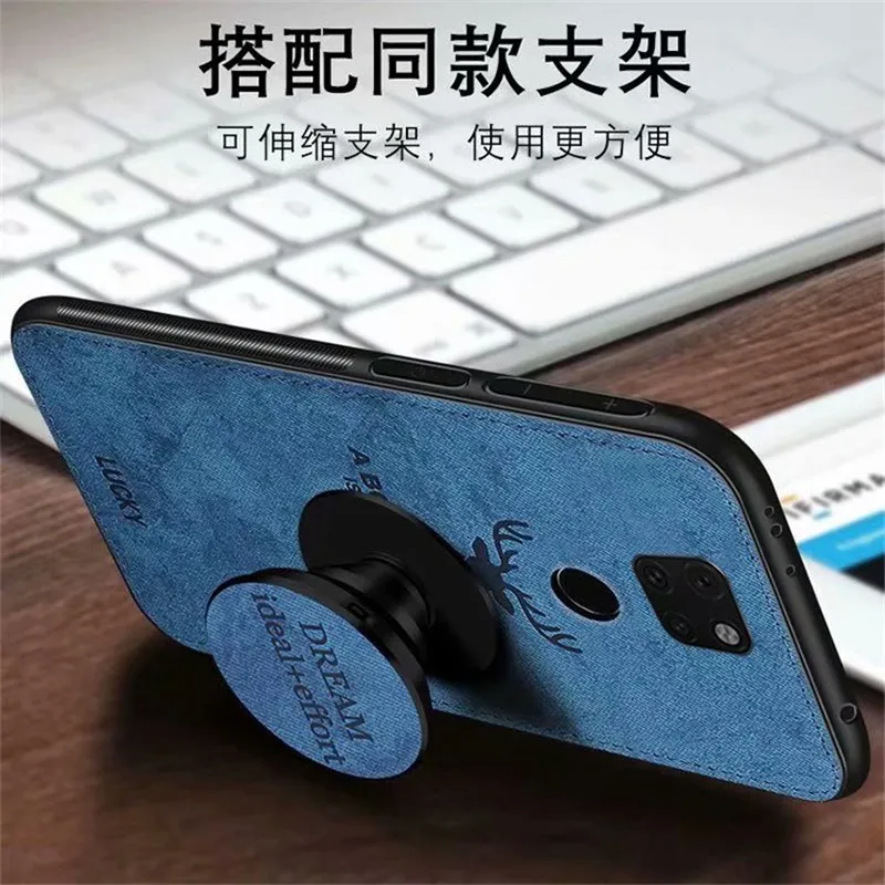 Чехол с оленем для Huawei Honor 7C 8A 8C 8X Max P20 p30 Pro Mate 20 чехол со шнурком и автомобильным