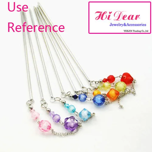 Медные металлические палочки для волос 128*3 мм шпильки