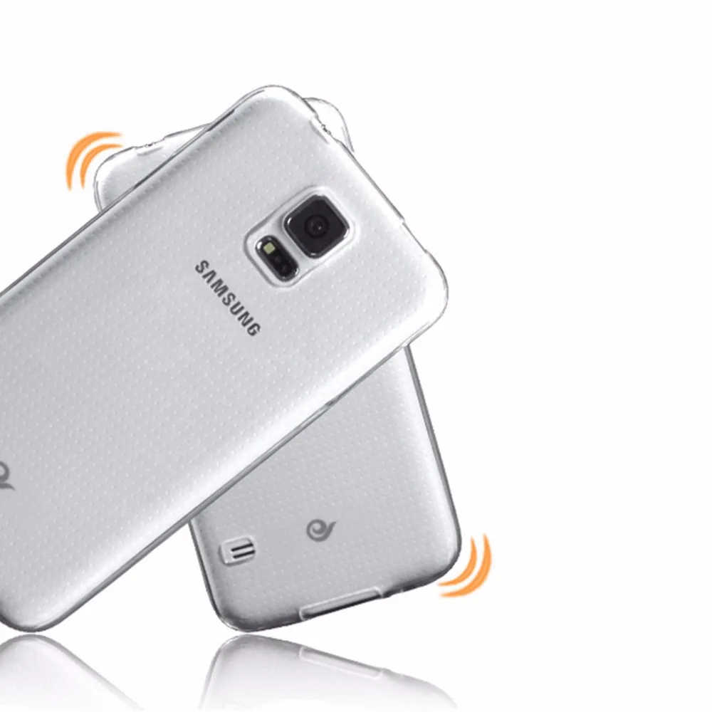 RIVAS настоящий Премиум оригинальный чехол для samsung Galaxy S5 i9600 мягкий прозрачный