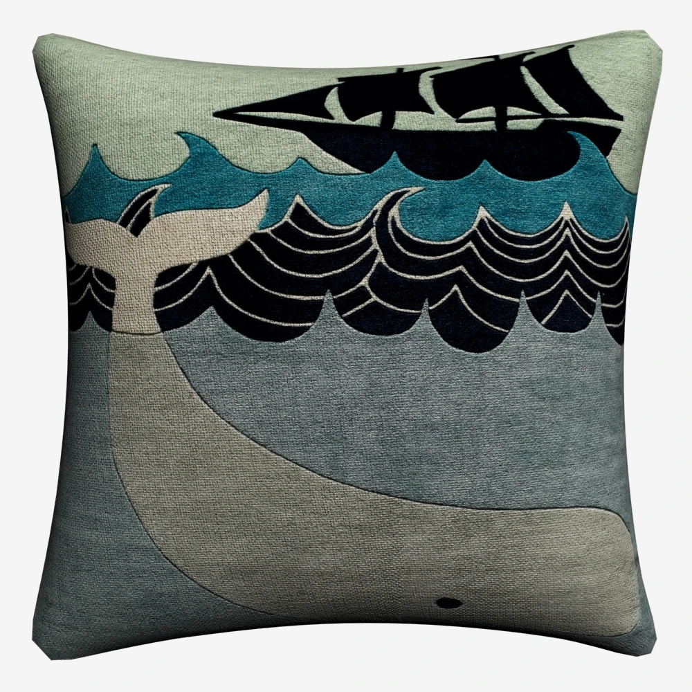 Морской надеемся простой Цитата Стиль декоративная льняная наволочка для