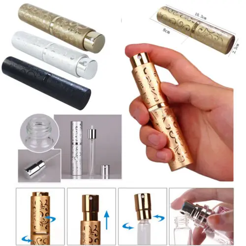 10 мл мини многоразовый Портативный косметический пустой спрей флакон для