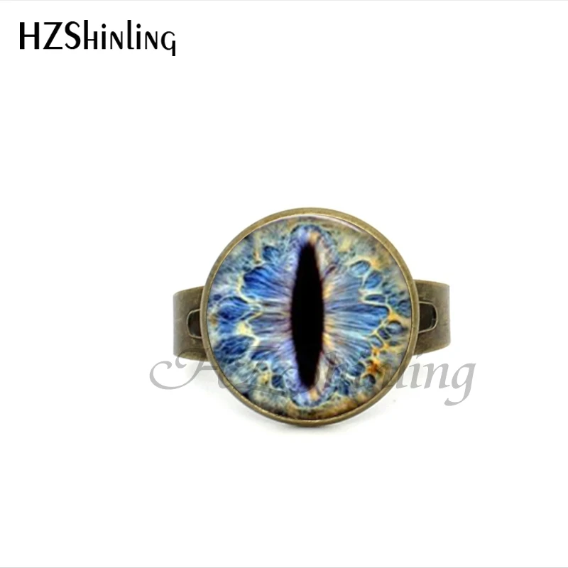 2017 новые стильные Регулируемые кольца для женщин кольцо с глазом дракона