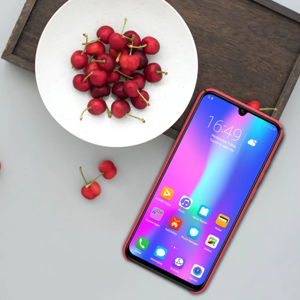 Чехол для huawei Honor 10 Lite, чехол для huawei Honor 10 Lite, чехол NILLKIN, матовый щит, Жесткий ПК, матовая задняя крышка с держателем для телефона