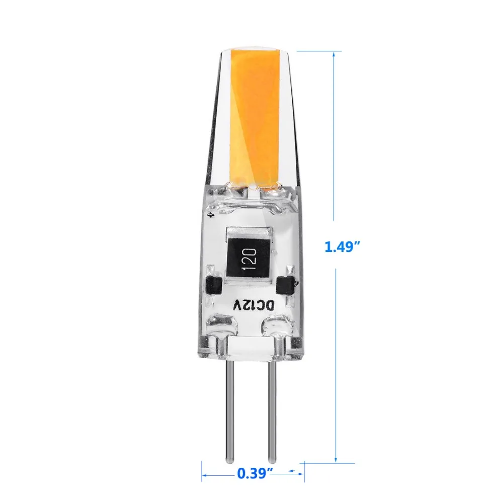 Светодиодная лампа G4 COB LED 2 Вт светодиодный в постоянного тока светодиодная 360
