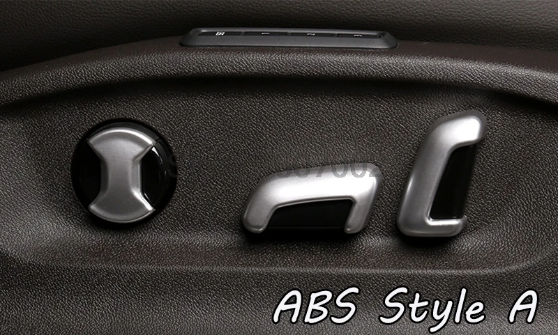 Для Volkswagen VW Teramont Atlas 2017 2018 ABS матовое или углеродное волокно регулировка сиденья