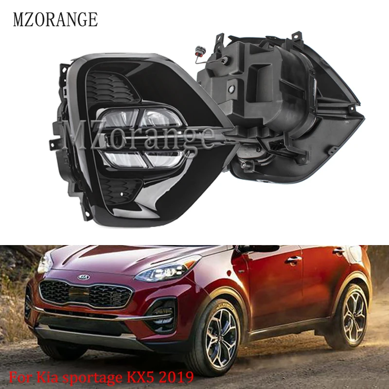 MZORANGE автомобильный Drl для Kia Sportage KX5 led DRL Передняя противотуманная фара крышка дневной ходовой светильник Дневной светильник