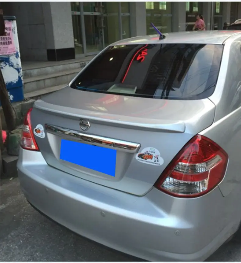 Используется для nissan tiida sedan спойлер 2005-2010 высокого качества ABS Материал