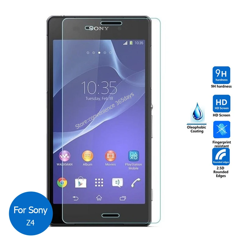 Для Sony Xperia Z3 Plus закаленное стекло Защита экрана 9h защитная пленка на Z 3 + E6553 E6533 E 6553